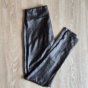 NWT STREETWEAR SOCIETY Black Leather Like Leggings  S